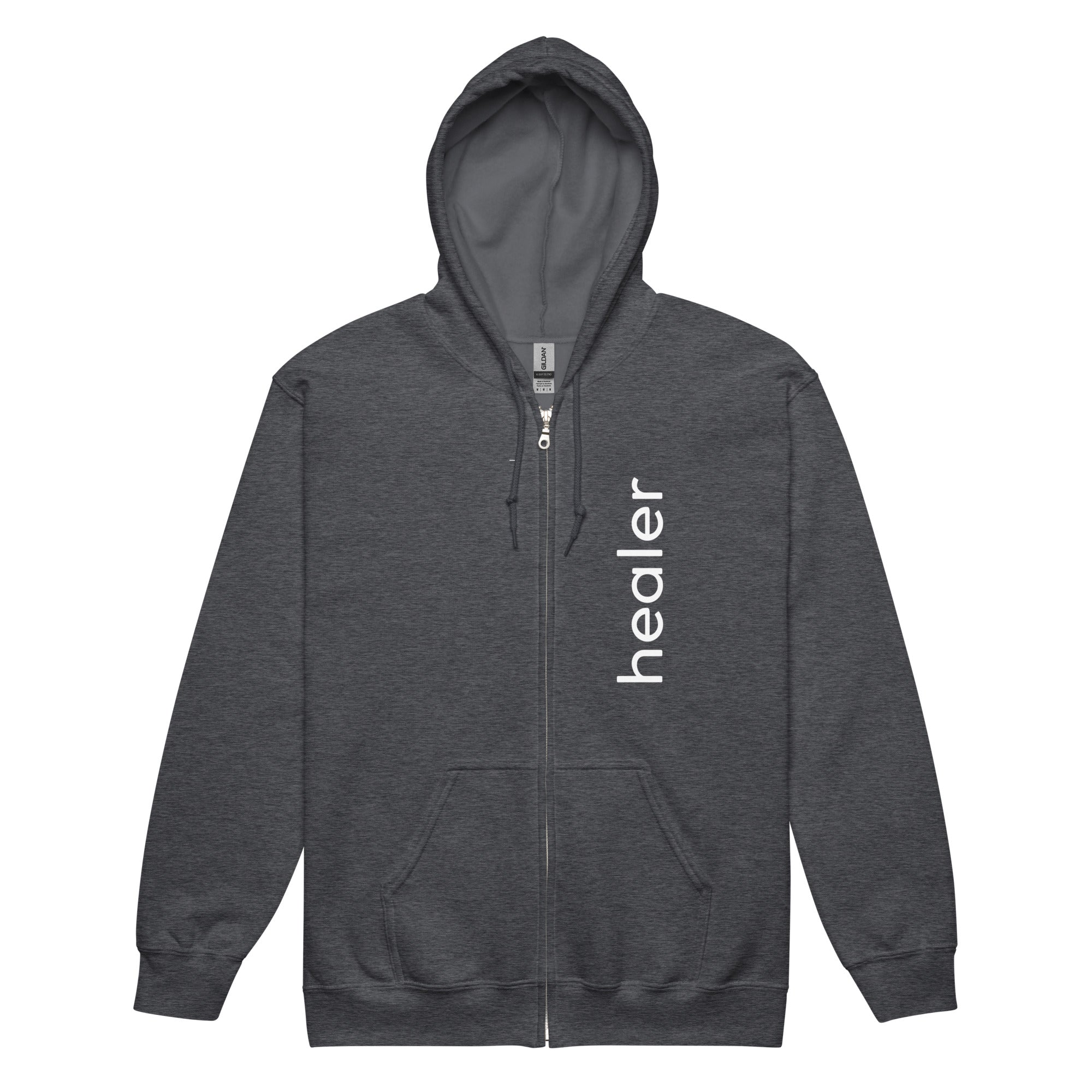 Unisex heavy blend zip hoodie HEALER