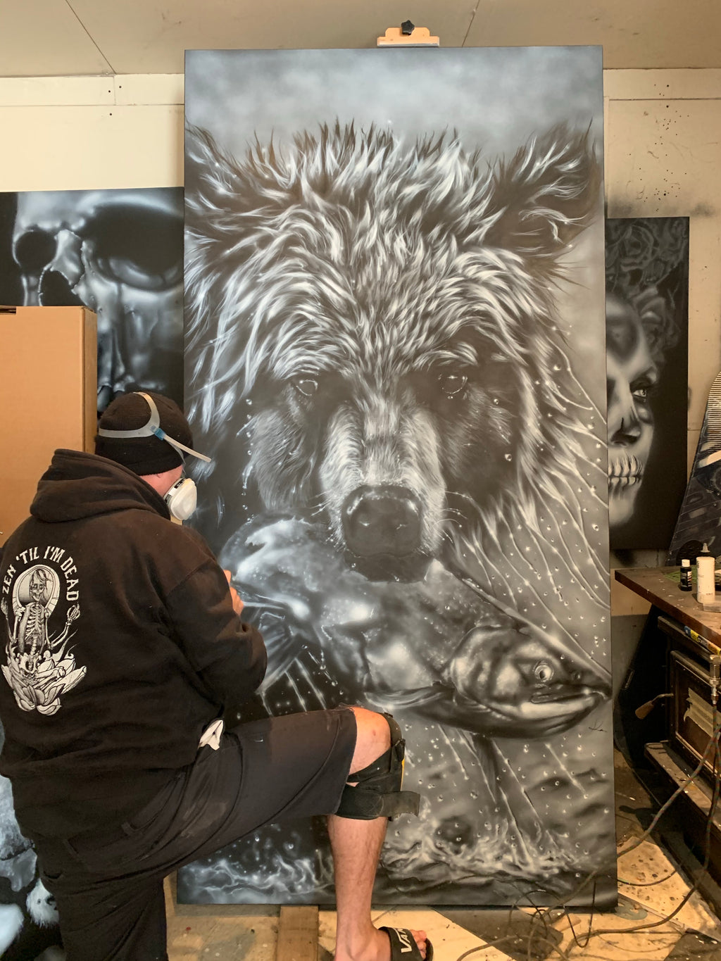 Grizzly Print Gallery Canvas